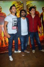Varun Dhawan, Sajid Nadiadwala , Pritam Chakraborty at song launch from movie Dishoom in Mumbai on 16th June 2016